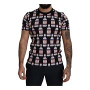 Sort Bacio Di Venere Print T-shirt