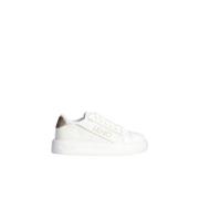 Mesh Calf Leather Sneaker Off White