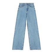 Afslappet Mid-Rise Denim Jeans