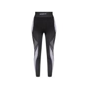 Sort & Hvid Sport Active Leggings