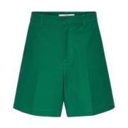 Grønne Shorts med V-Detalje