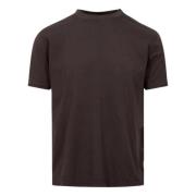 Bomuld T-Shirt med rund hals og korte ærmer