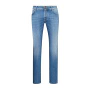 Denimblå Nick Slim-Fit Jeans