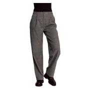 LENYA Grey fabric trousers