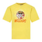 Gul Bomuld T-Shirt med Teddy Bear Print