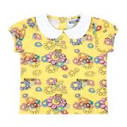 Gul Blomstret Teddy Bear T-Shirt