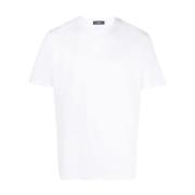 Hvid T-shirts og Polos med Overlock-syning