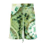 Tie-dye bomuldsshorts