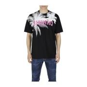 Sort palmeprint T-shirt