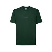 Italiensk Jersey Farvet Logo T-Shirt
