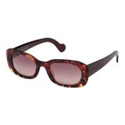Red Havana Sunglasses with Red Shaded Lenses