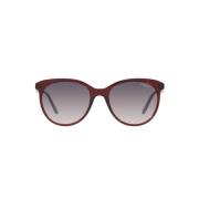 Transparent Bordeaux Sunglasses