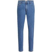 Mid Blue Denim Tapered Jeans