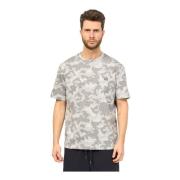 Camouflage Print Bomuld T-shirt