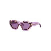 Lilla Violet Mode Solbriller Kvinder
