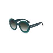 Grøn Ramme Stilfulde Solbriller