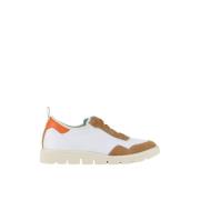 Herre Slip-On Sneakers Hvid/Brunt/Orange