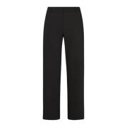 Laurie Jo Straight Ml Trousers Straight 101060 99000 Black