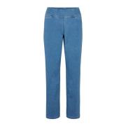Laurie Thea Straight Ml Trousers Straight 100968 49350 Light Blue Deni...