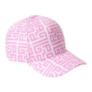 Pink Trykt Skygge Hat