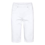 Laurie Helen Straight Shorts Trousers Straight 100964 10122 White