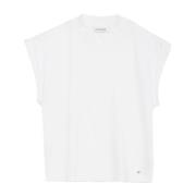 Anine Bing Caspen Toppe T-Shirts A-08-2414 White
