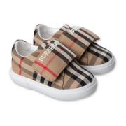 Vintage Check Canvas Baby Sneakers
