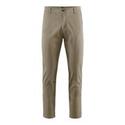 Slim Fit Chino Bukser i Stretch Bomuldsgabardin