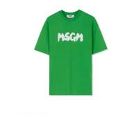 Penselstrøg Logo T-Shirt (Grøn)