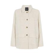 Camelo Overshirt Beige Button-Up