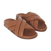 Anine Bing Lizzie Slides Sko Cognac