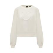 Hvid Sweater til Kvinder AW23