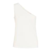 One Shoulder Top Snow White