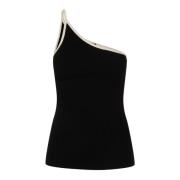 Soaked In Luxury Slsimone Strap Top Toppe & T-Shirts 30407321 Black