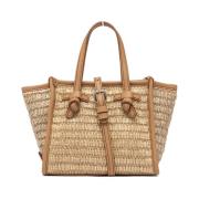 Miss Marcella Straw Effect Tote Bag