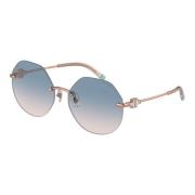 Rose Gold Blue Pink Sunglasses
