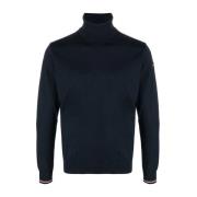 Blå Turtleneck Sweater