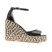 Sort Espadrille Kile Sandaler