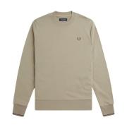 Logo Crewneck Sweatshirt i Beige