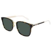 Havana/Green Sunglasses