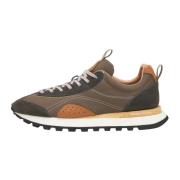 Suede and technical fabric sneakers NEW ASUKA MAN