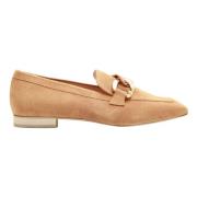 Beige Ruskind Slip-On Sko