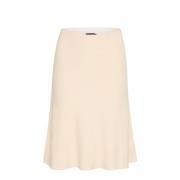 Soaked In Luxury Slindianna Skirt Nederdele 30407403 Pearled Ivory