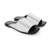 Sølv Slide Sandaler