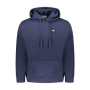 Blå Bomuld Hoodie 31 Kollektion