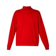 Røde Sweaters med Lurex® Detaljer