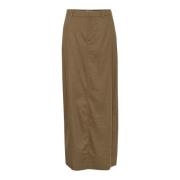 Gestuz Lizagz Linen Hw Skirt Nederdele 10909103 Stone Gray