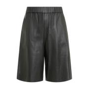Mørk oliven Bermuda shorts