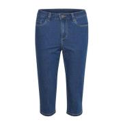 Stilfulde Cropped Capri Jeans
