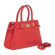 Rød Lady Bag med Gyldne Detaljer